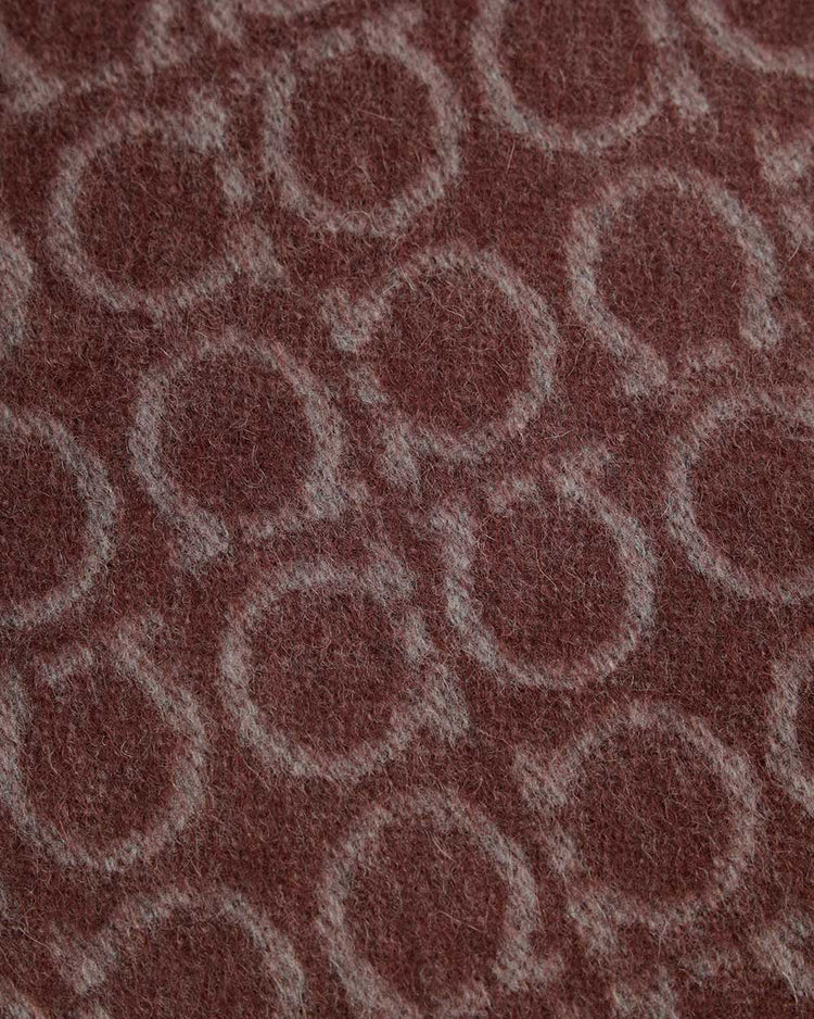 Printed Check Cashmere scarf