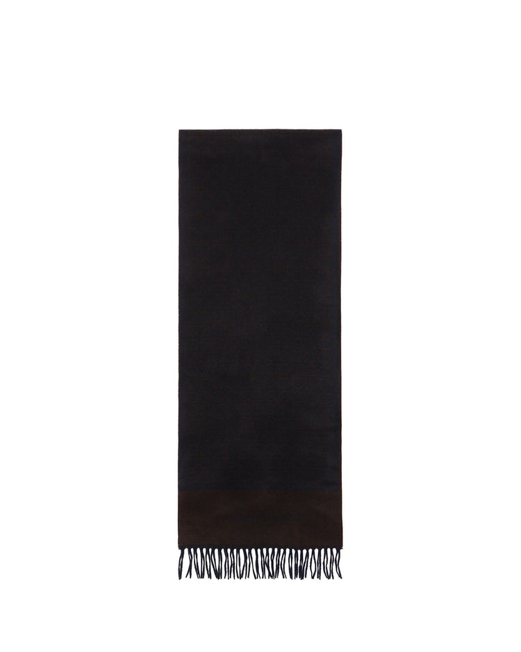Printed Check Cashmere scarf