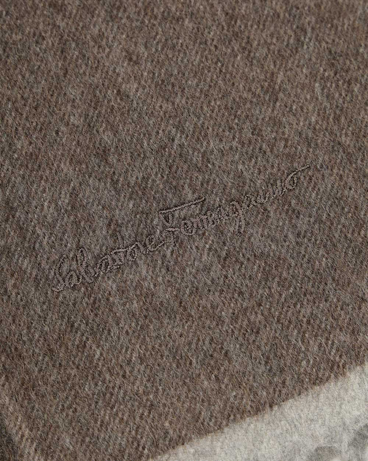 Stitched Cashmere Scarf