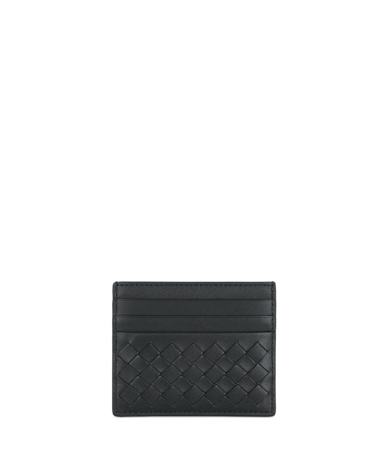 Intrecciato Leather Card Case