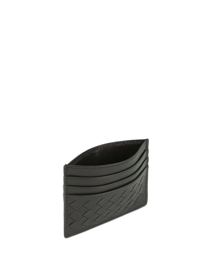 Intrecciato Leather Card Case