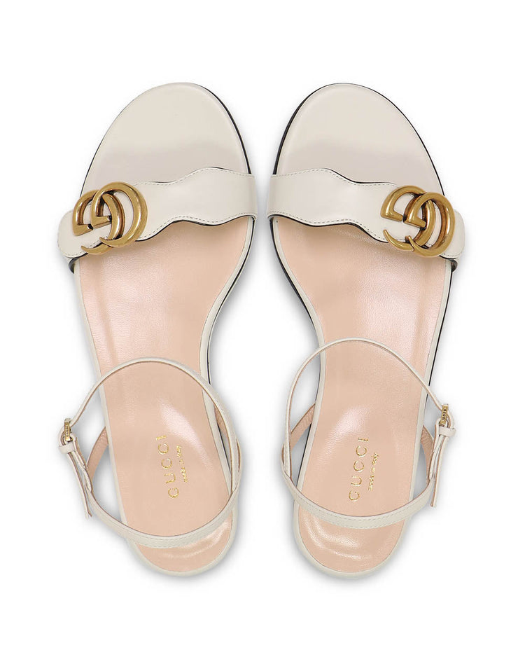 Leather Double G Sandals