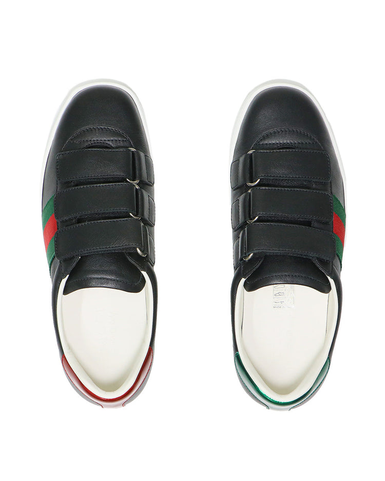 GG New Ace Cowhide strap Sneakers