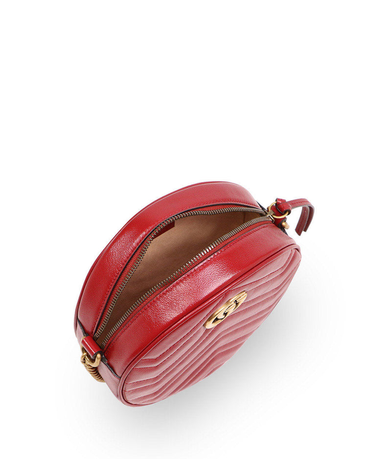 GG Marmont mini round shoulder bag