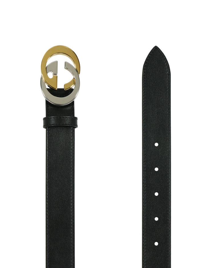 Belt with Interlocking G buckle (574807)