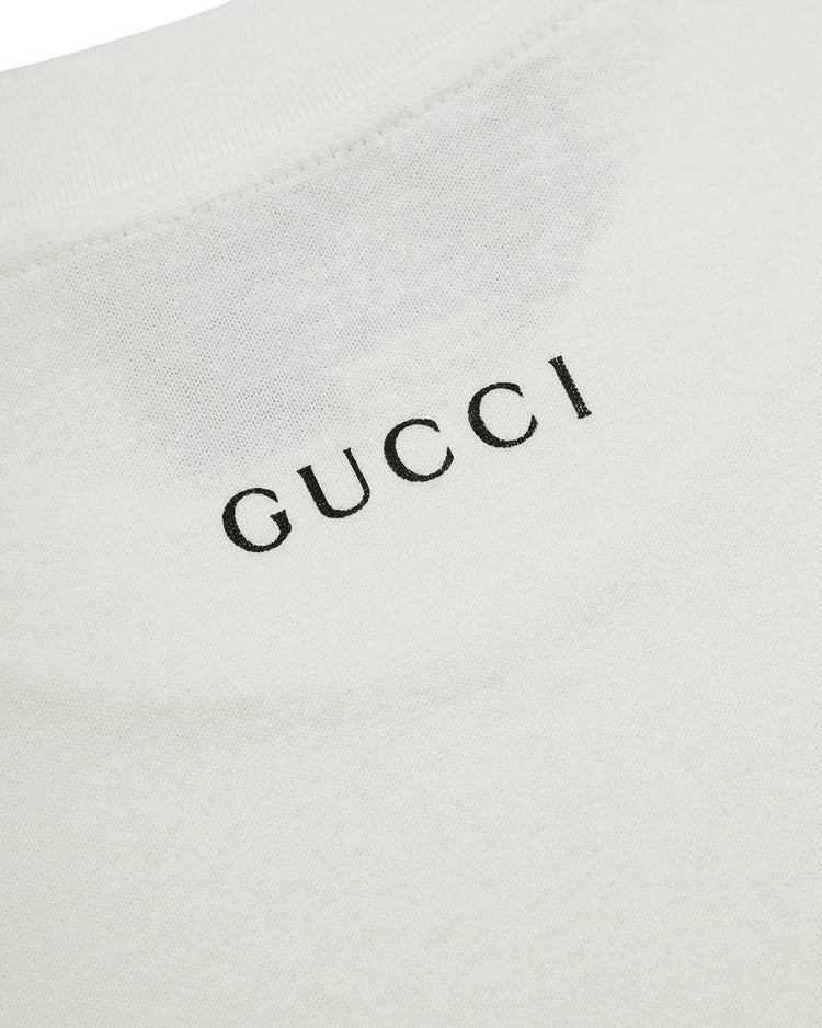 GG Apple Printed Cotton T-Shirt