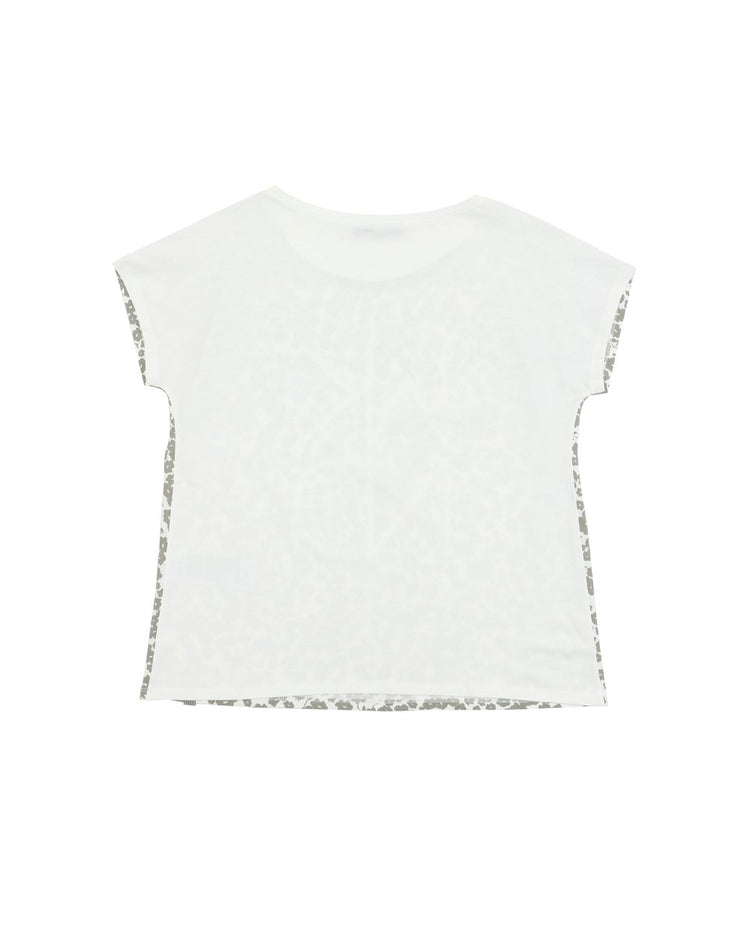 Printed Round Neck Short Sleeves T-shirt