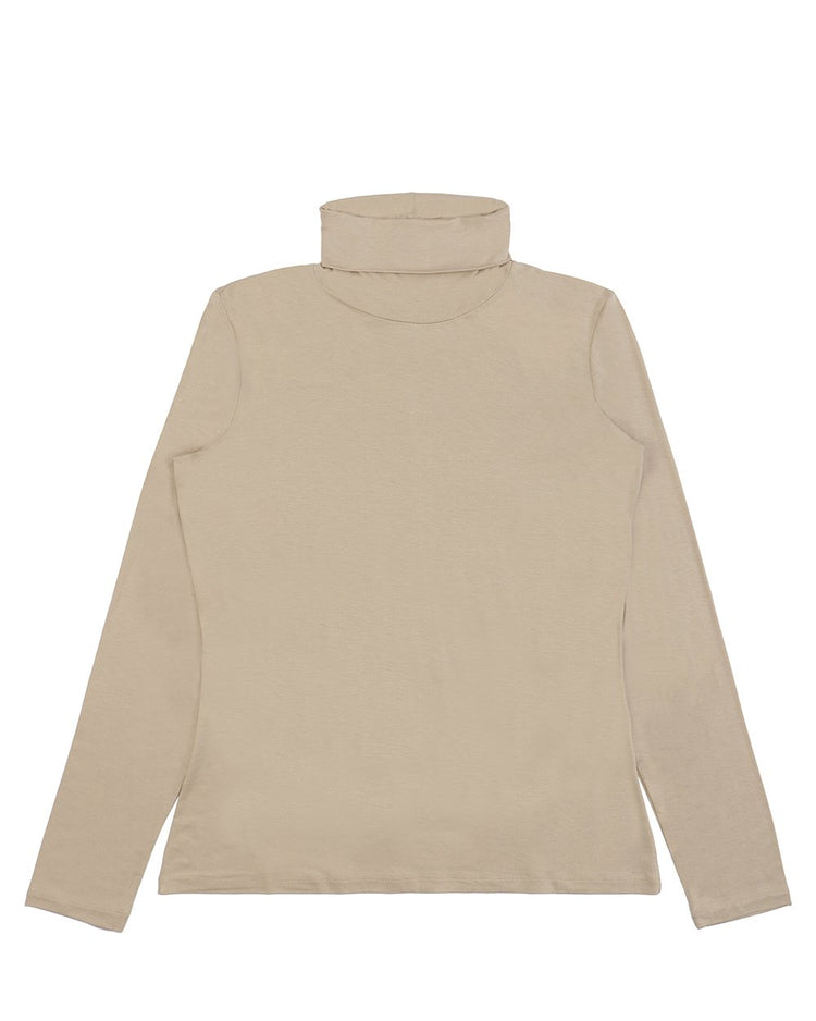 Turtleneck Long-Sleeves T-Shirt