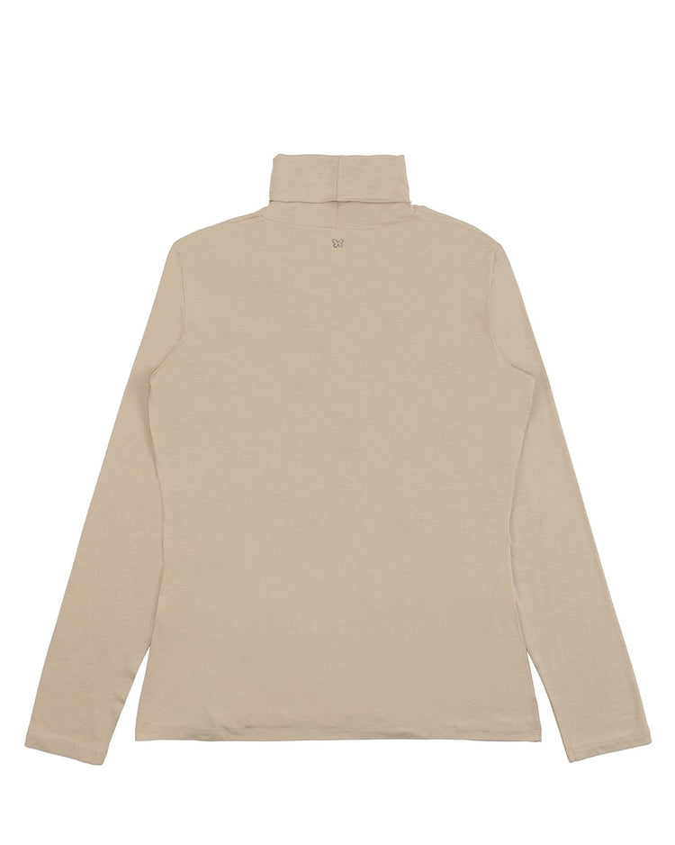 Turtleneck Long-Sleeves T-Shirt