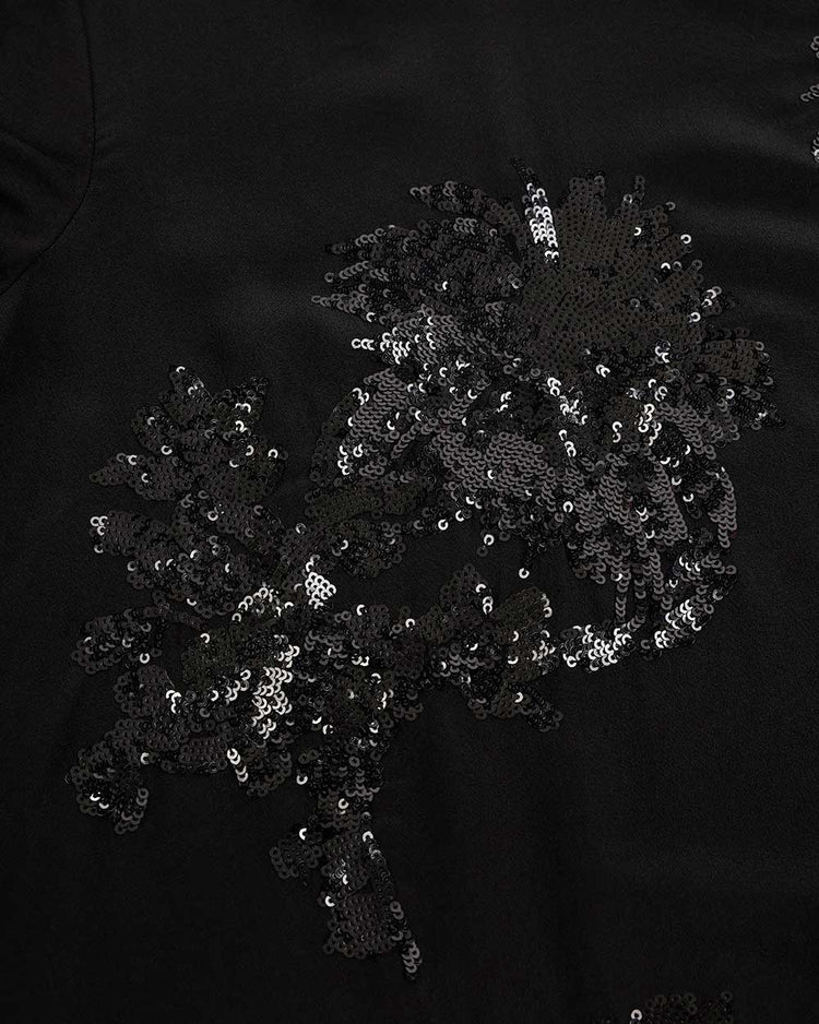 Printed Round Neck Long-Sleeves T-Shirt