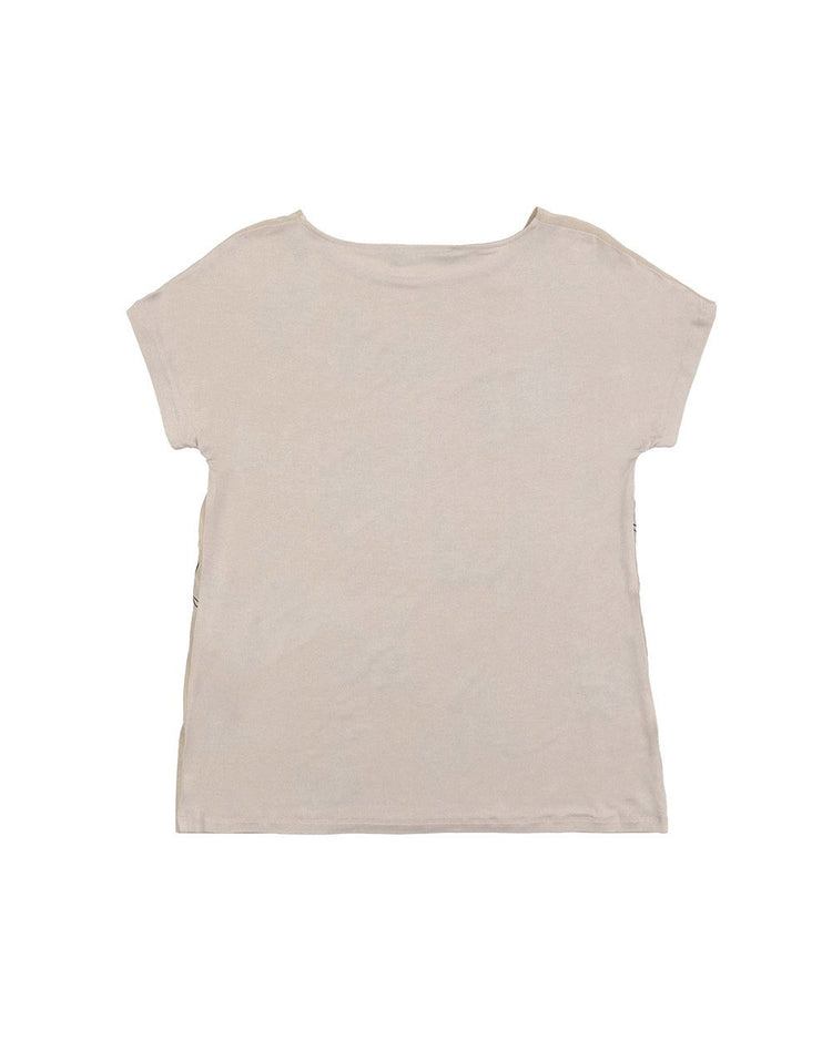 Printed Round Neck Short Sleeves T-shirt