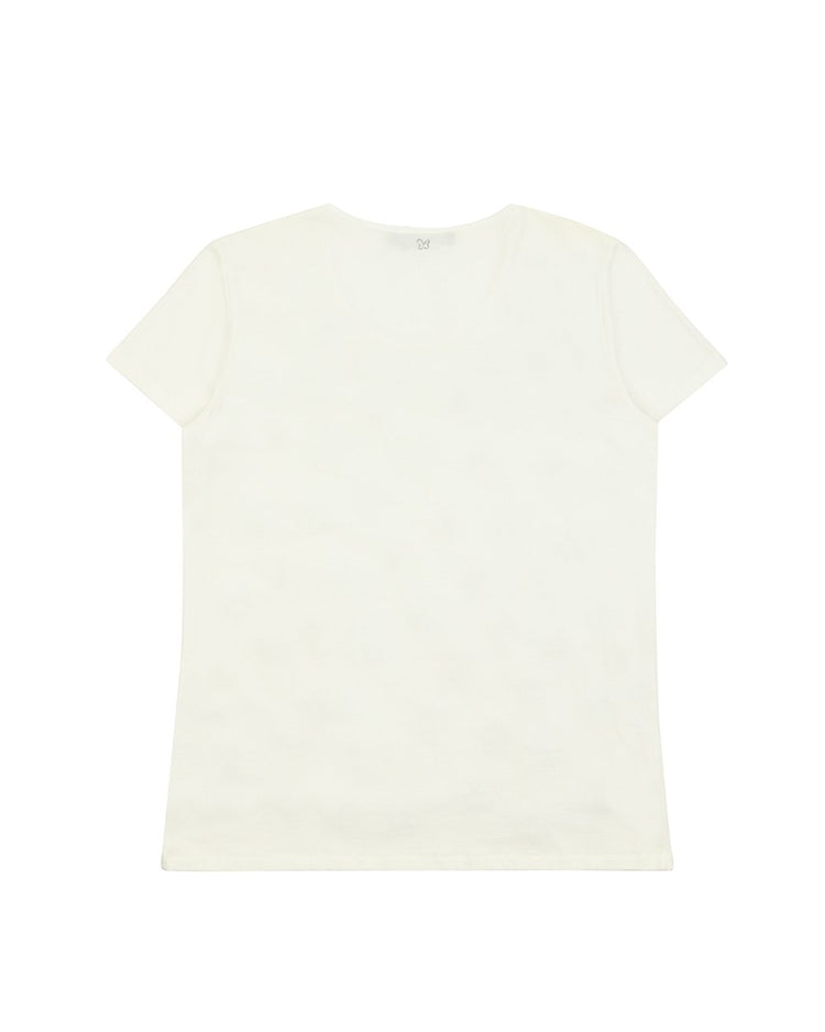 Printed Round Neck Short Sleeves T-shirt