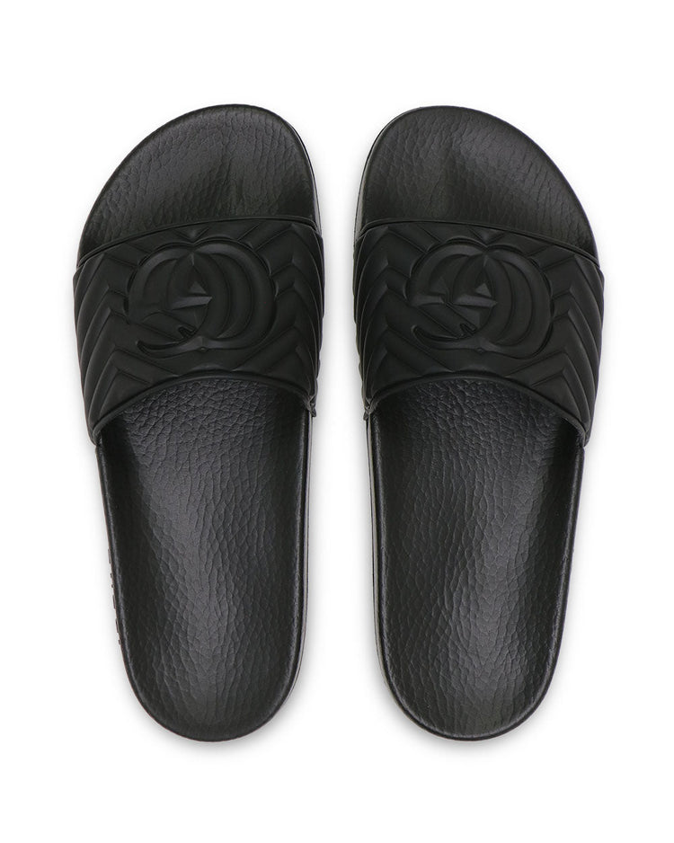 Double G Matelasse Rubber Slide