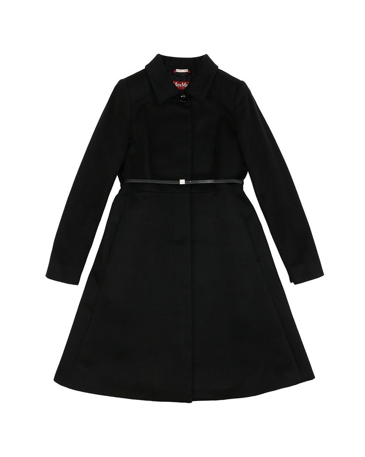 Single-Breasted Mid-Length Trench Coat