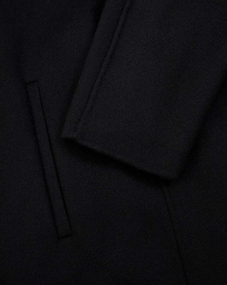 Single-Breasted Mid-Length Trench Coat