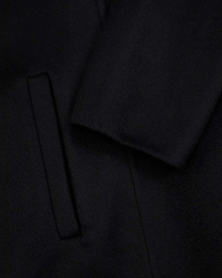 Single-Breasted Mid-Length Trench Coat