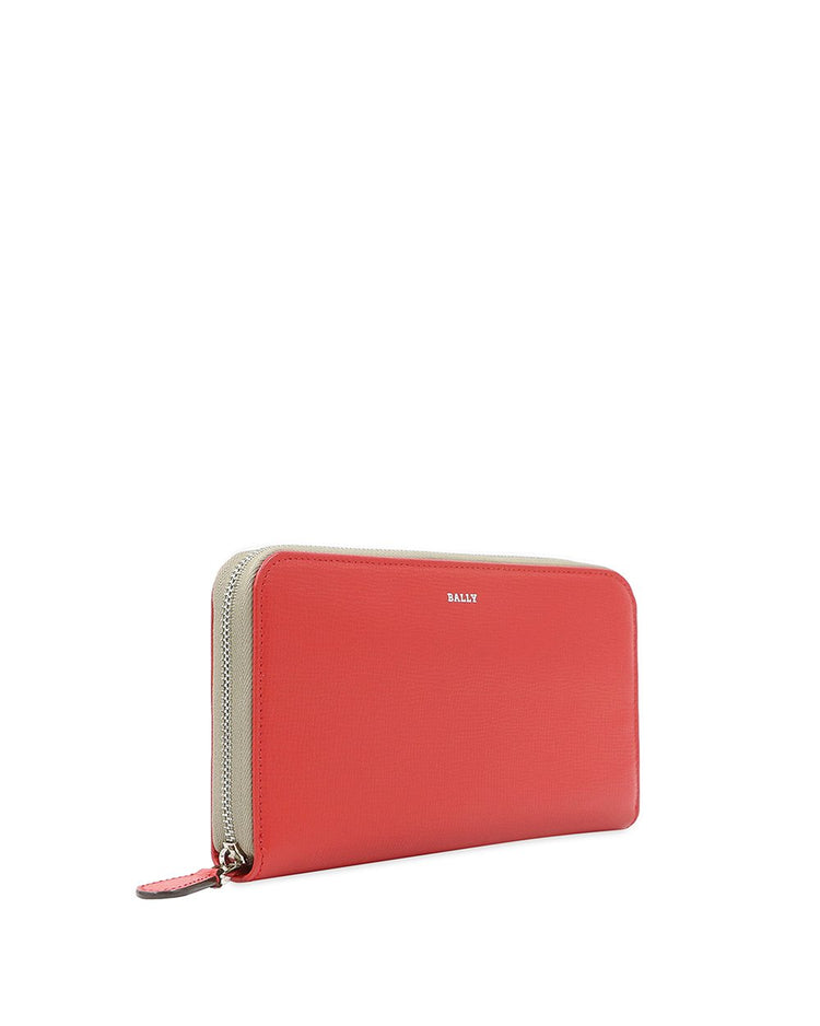 LOGO Zip-around Long Wallet