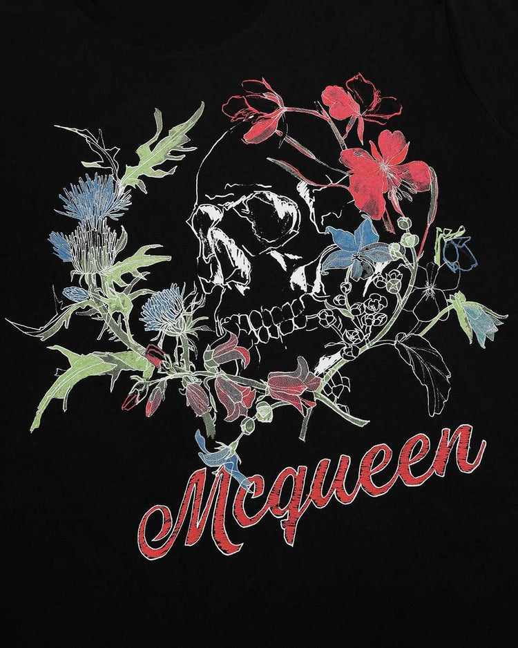 Printed Round Neck Short-Sleeves T-Shirt
