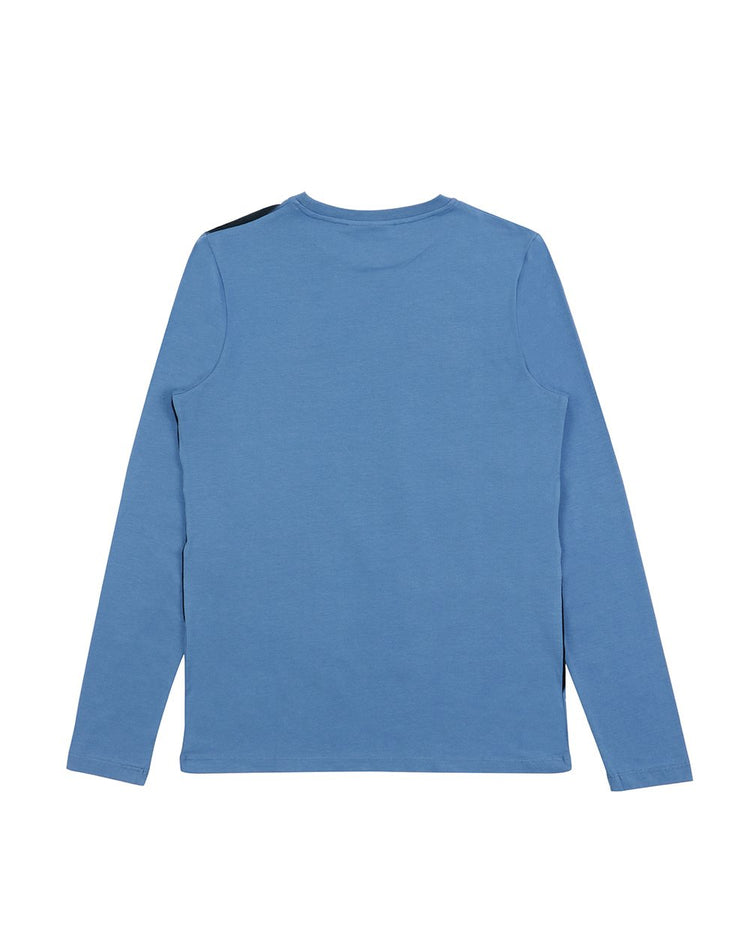 Cotton Printed Round Neck Long-Sleeves T-shirt - ISSI Outlet