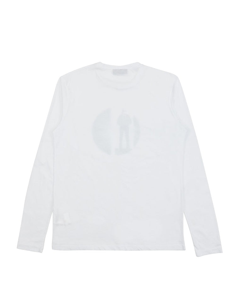 Cotton Printed Round Neck Long-Sleeves T-shirt - ISSI Outlet