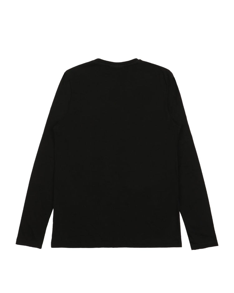 Cotton Printed Round Neck Long-Sleeves T-shirt - ISSI Outlet