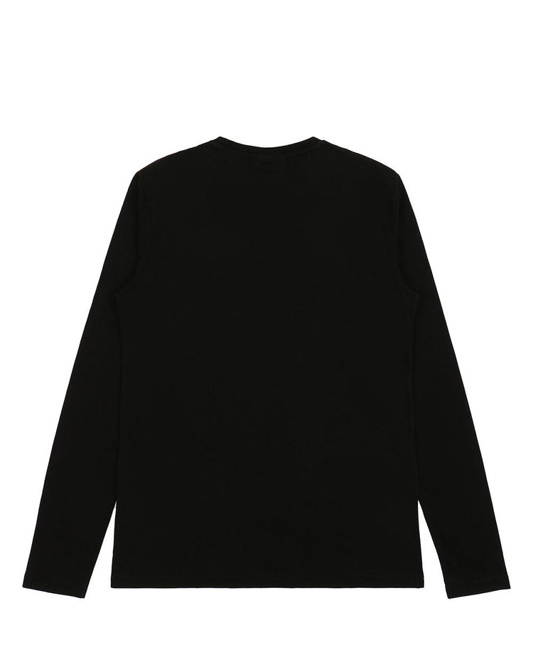 Printed Round Neck Long-Sleeves T-shirt