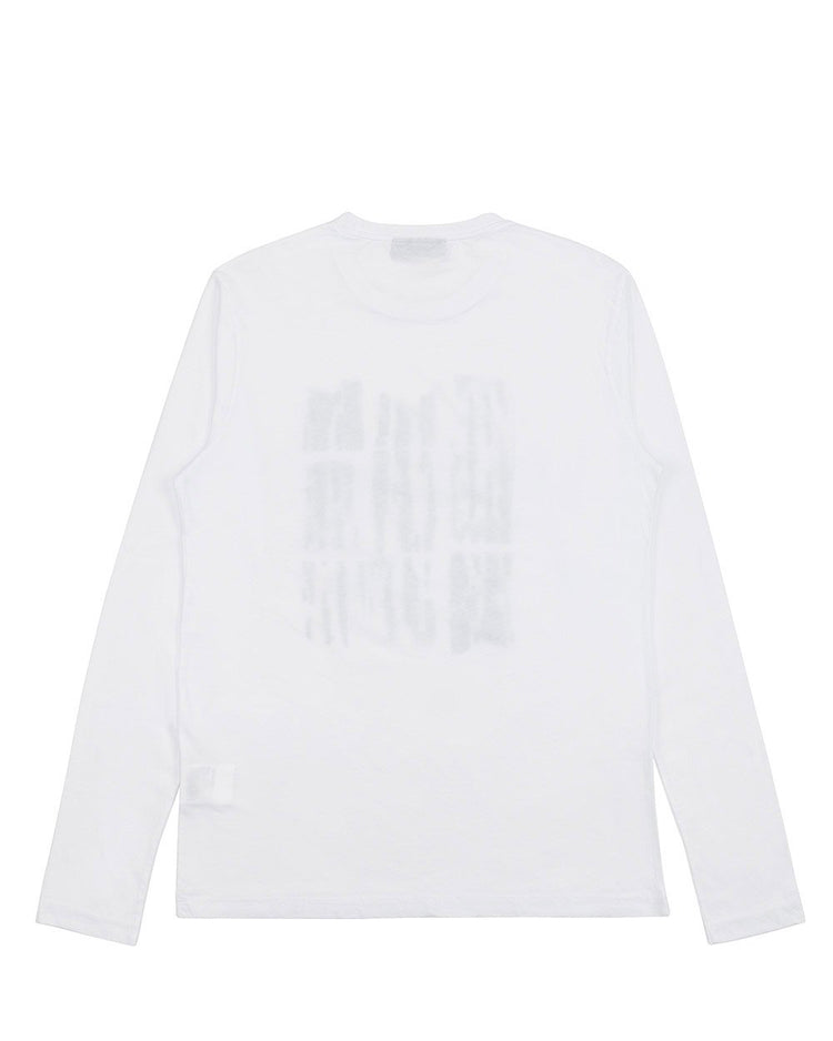 Printed Round Neck Long-Sleeves T-shirt