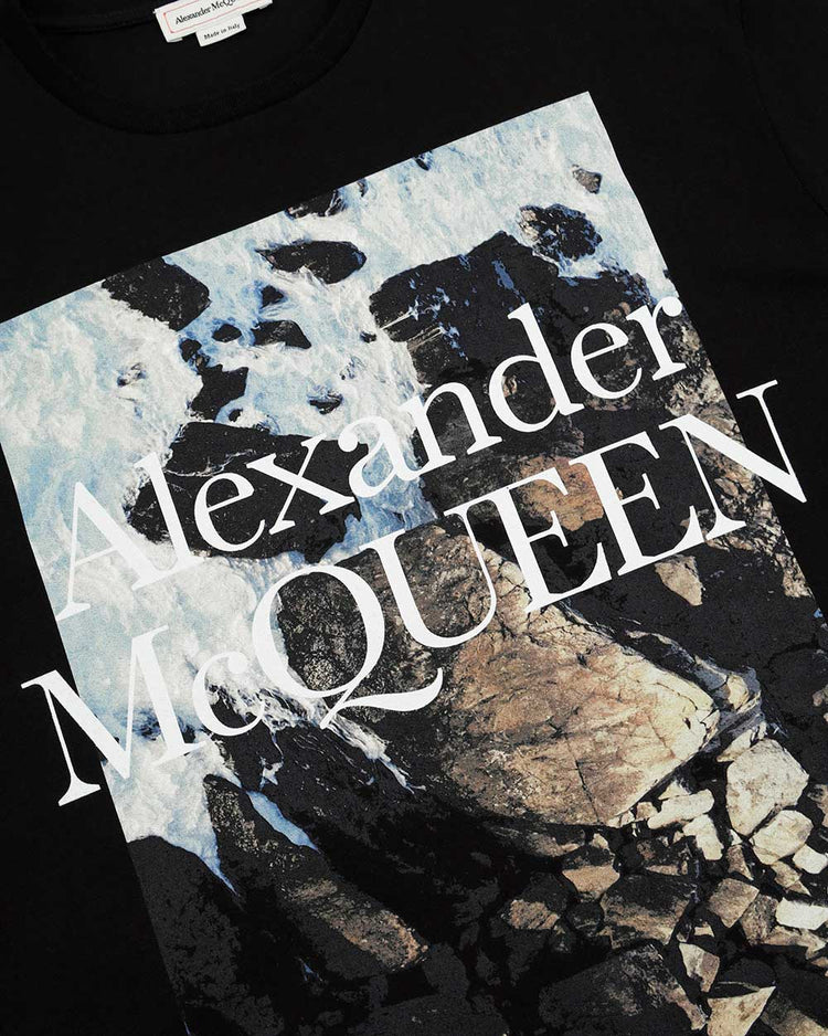 Printed Round Neck Short-Sleeves T-Shirt