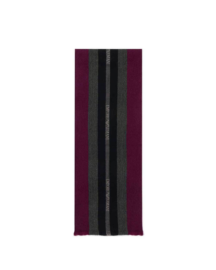LOGO Straight Wool Scarf