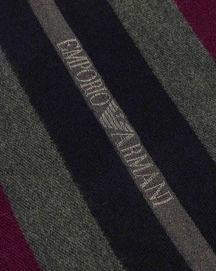 LOGO Straight Wool Scarf