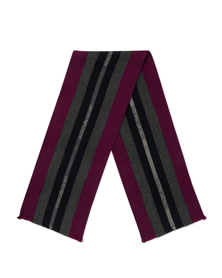 LOGO Straight Wool Scarf