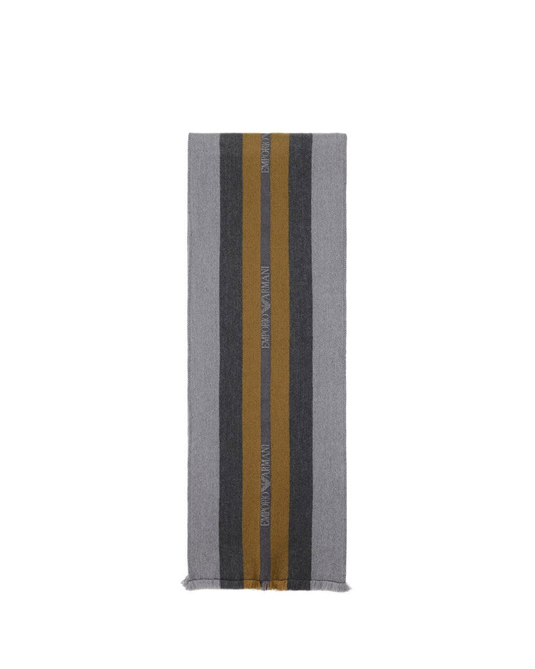 LOGO Straight Wool Scarf
