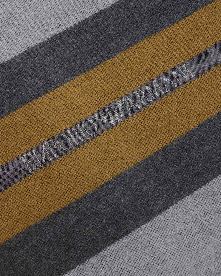 LOGO Straight Wool Scarf