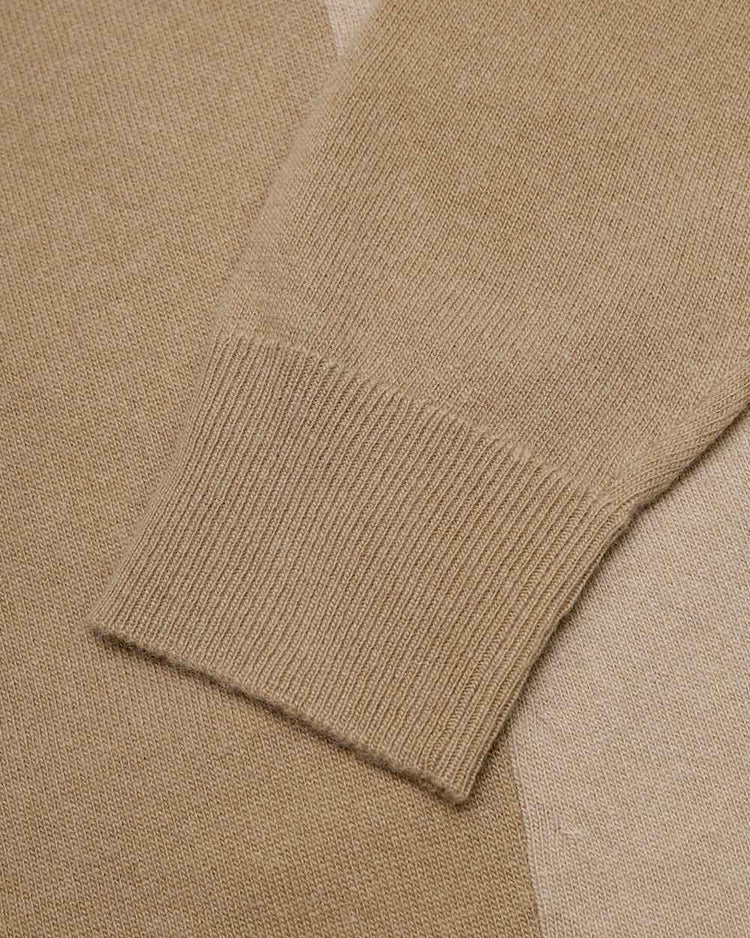 Cotton V-Neck Long-Sleeved Sweater - ISSI Outlet