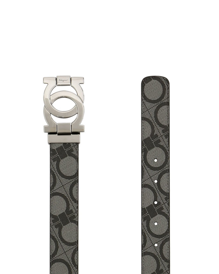 Logo Metal Buckle Pattern Belt