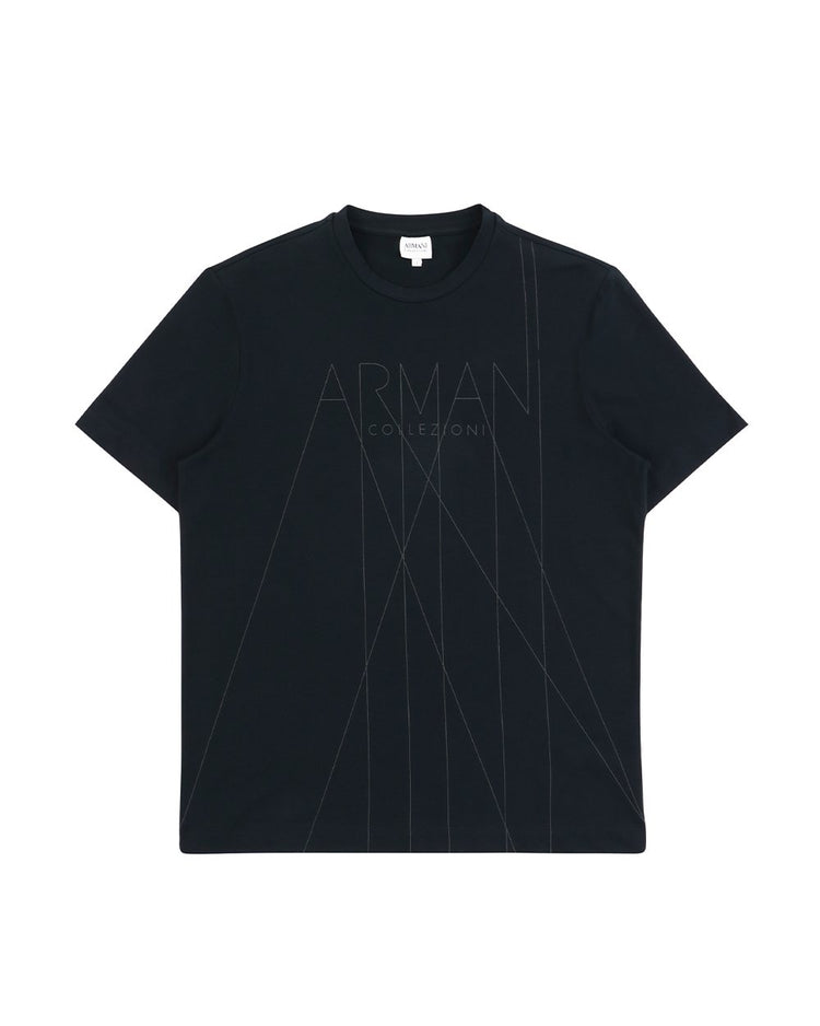 Printed Round Neck Short Sleeves T-shirt