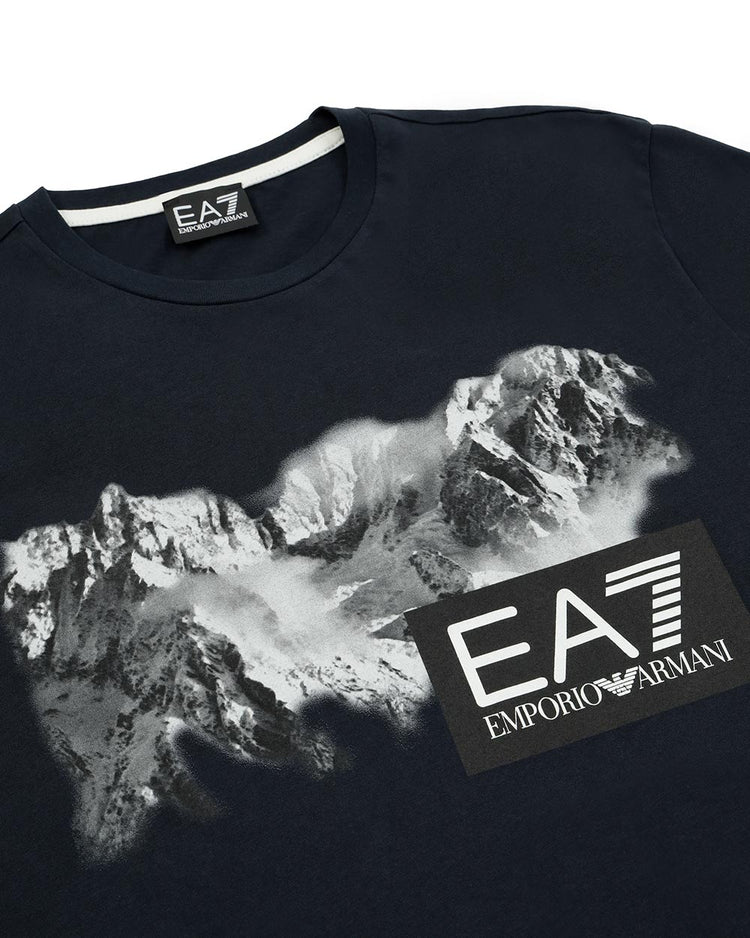 Printed Round Neck Short Sleeves T-shirt