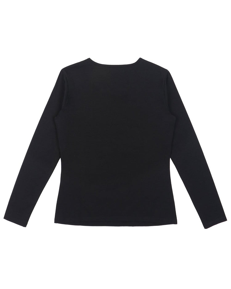 Round Neck Long Sleeves T-Shirt