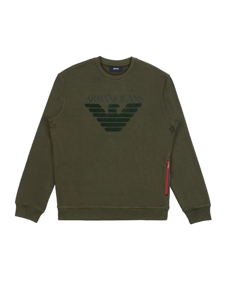 Logo Long Sleeve Crew Neck Sweatshirt