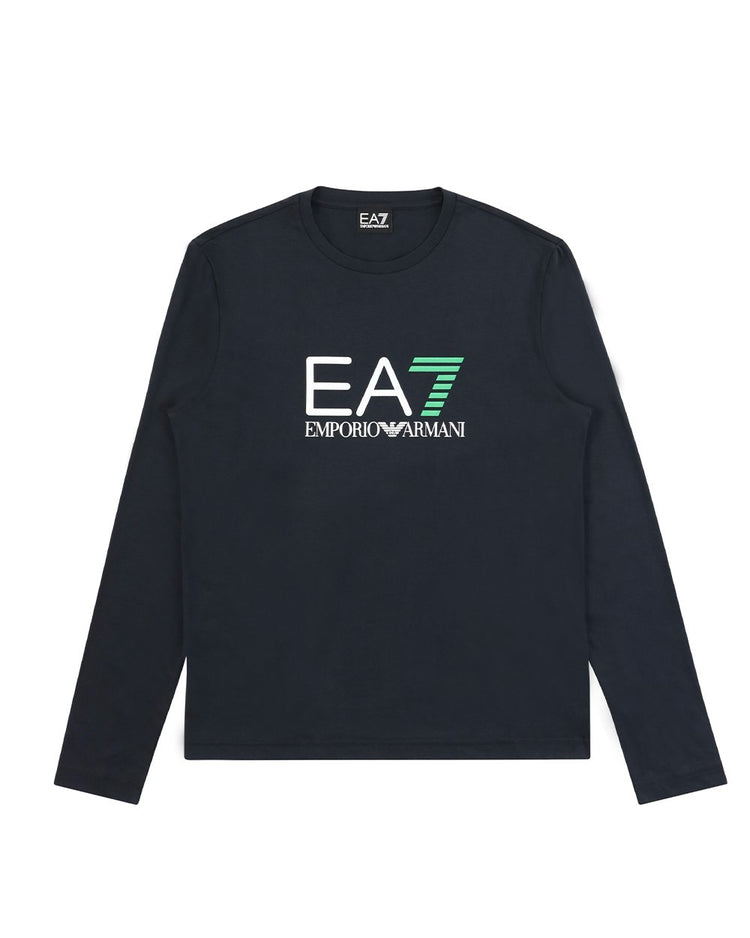 Logo Round Neck Long Sleeves T-shirt