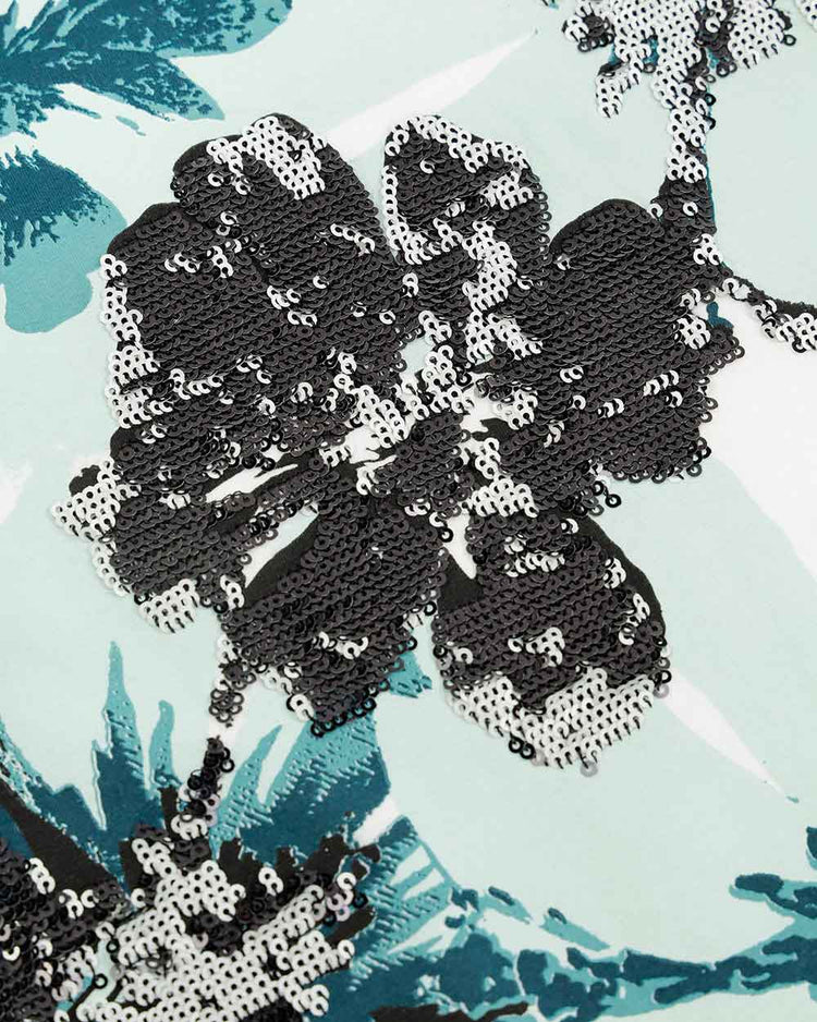 Printed Round Neck Short Sleeves T-shirt