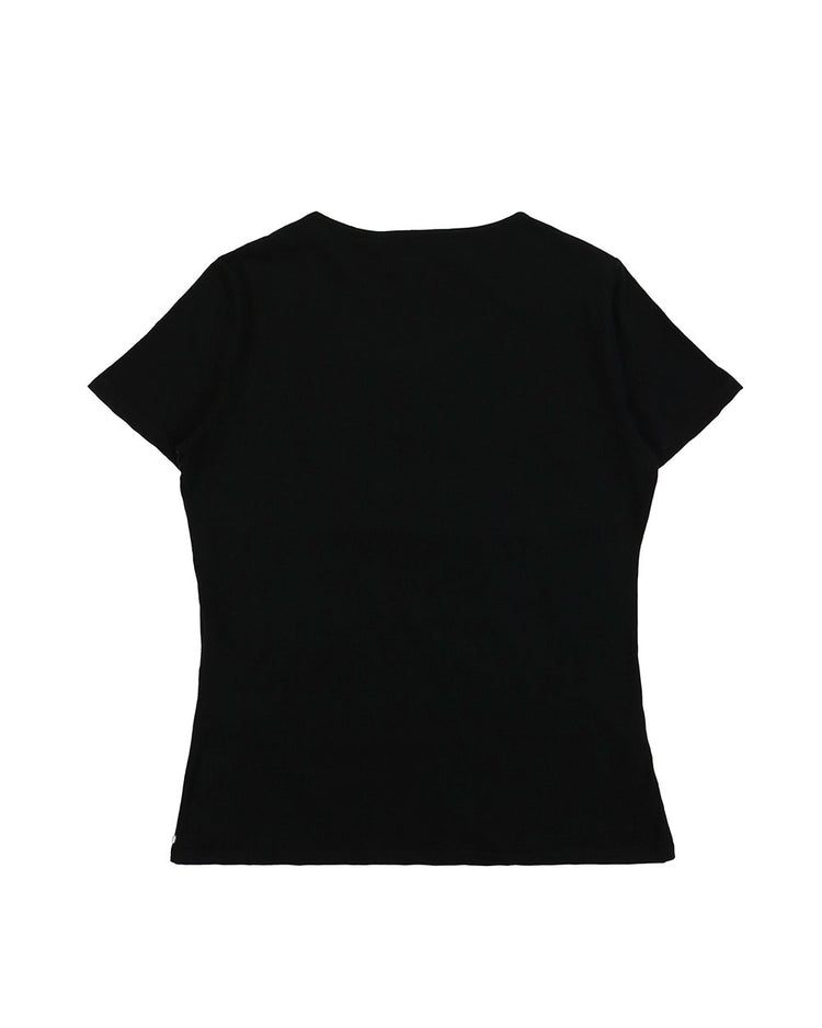 Printed Round Neck Short Sleeves T-shirt