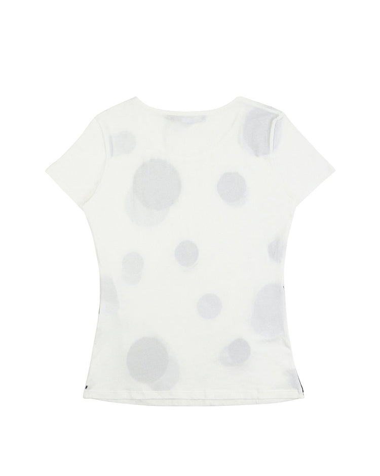 Printed Round Neck Short Sleeves T-shirt