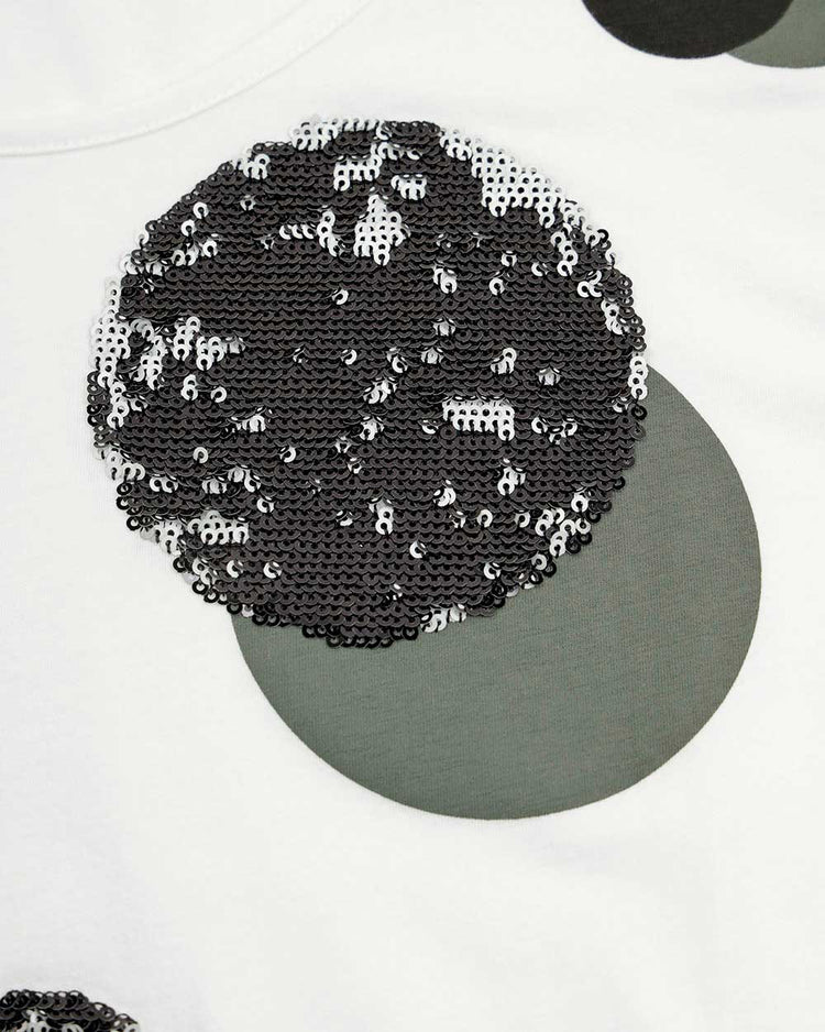 Printed Round Neck Short Sleeves T-shirt