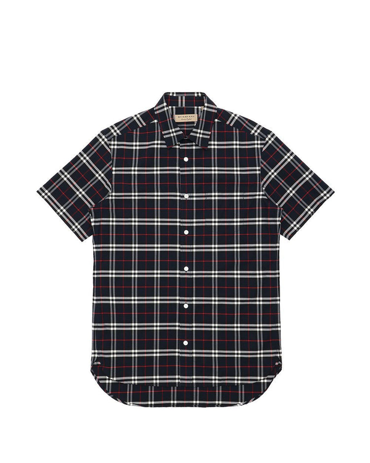 Checked Short-Sleeves Shirt