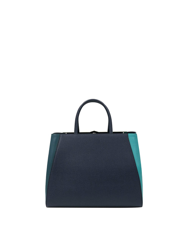 Color-block Leather Handbag - ISSI Outlet