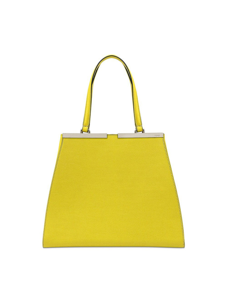 Plain Color Leather Shoulder Bag