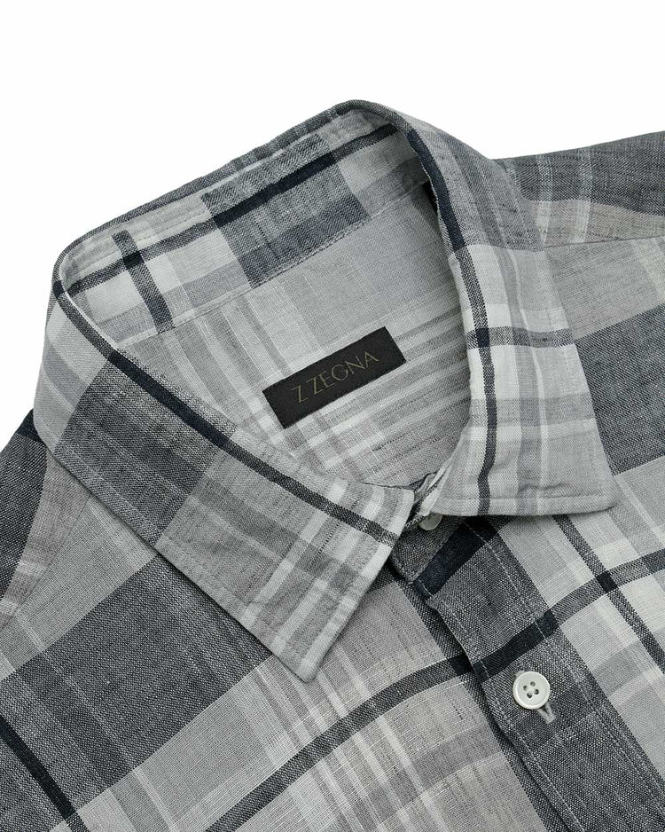 Checked Short-Sleeves Shirt - ISSI Outlet