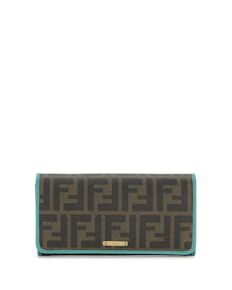 PVC Double F Logo Long Wallet