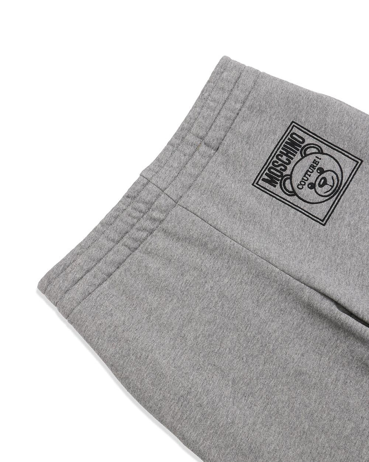 Teddy Label Elastic Cotton Pants